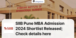 SIIB Pune MBA Admission 2024 Shortlist Released